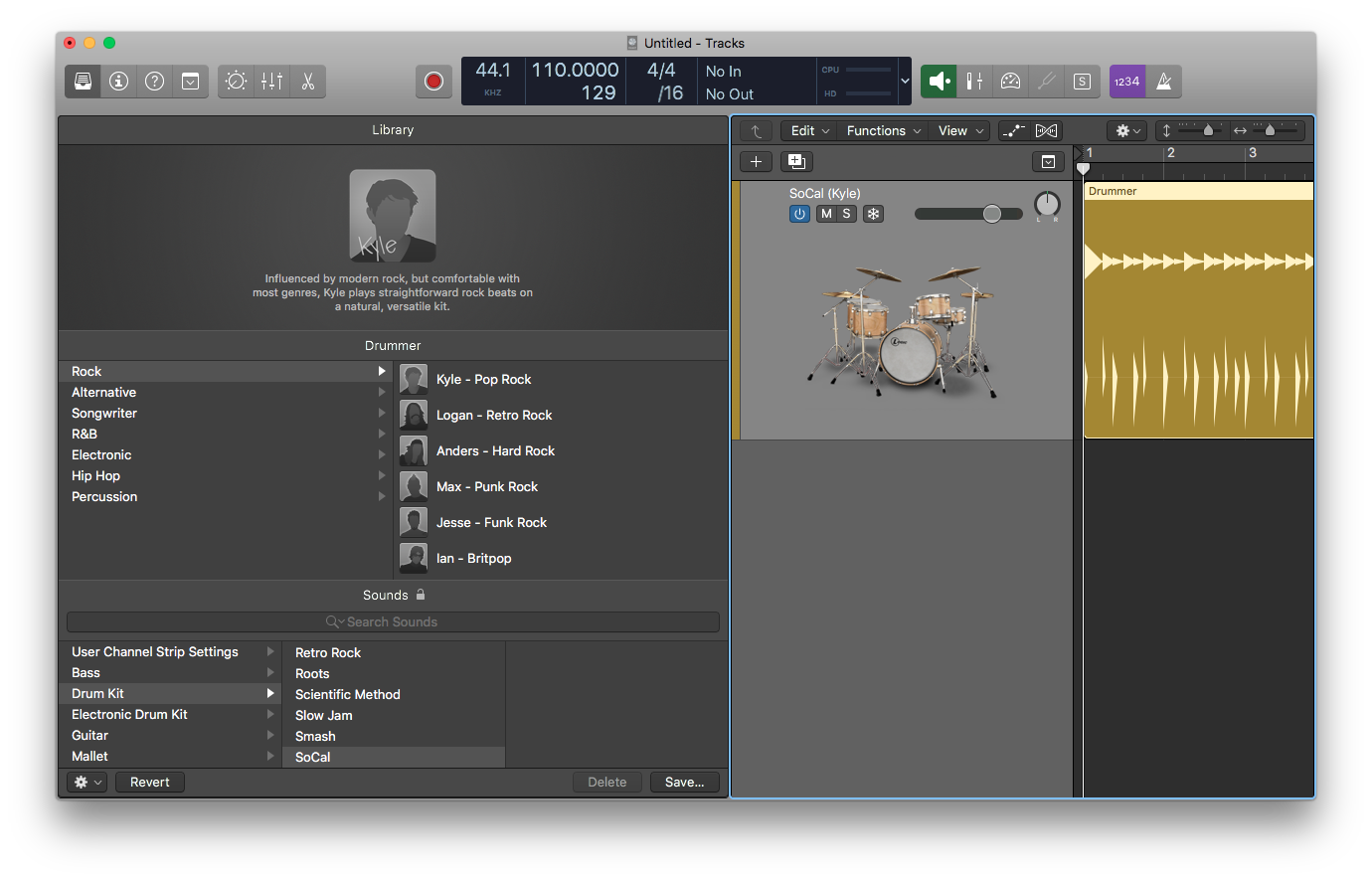 Logic Pro X Drummer Library