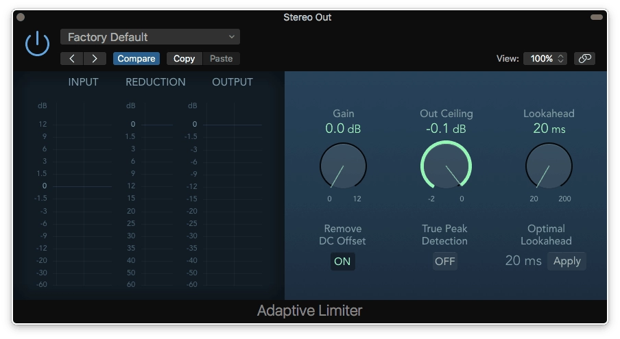 Logic Pro Adaptive Limiter For Mastering